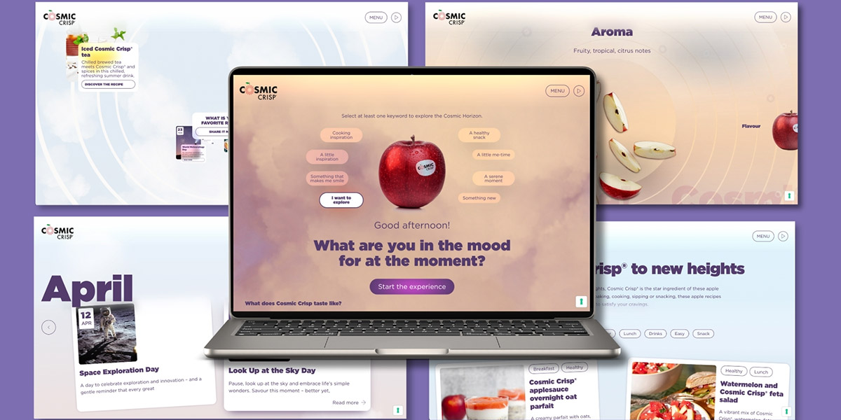 Cosmic Crisp® apre nuovi orizzonti di coinvolgimento online